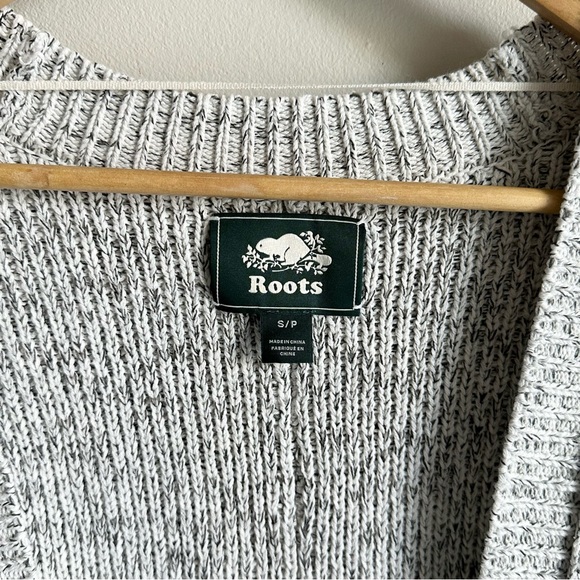 roots grey cardigan - Picture 5 of 7